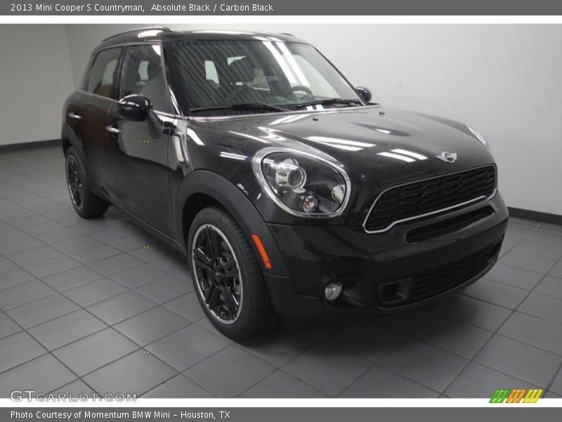 Absolute Black / Carbon Black 2013 Mini Cooper S Countryman