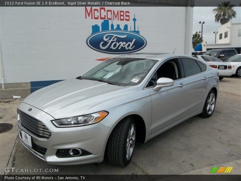 Ingot Silver Metallic / Charcoal Black 2013 Ford Fusion SE 1.6 EcoBoost