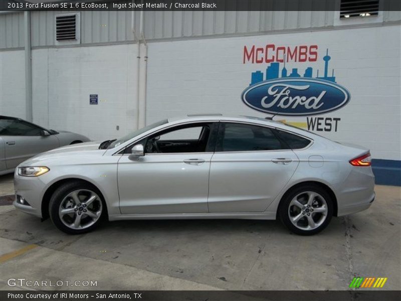 Ingot Silver Metallic / Charcoal Black 2013 Ford Fusion SE 1.6 EcoBoost