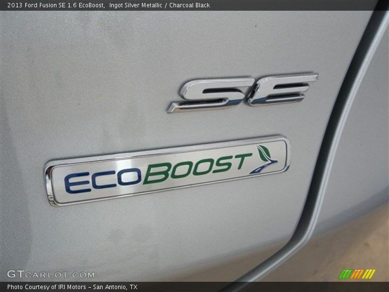 Ingot Silver Metallic / Charcoal Black 2013 Ford Fusion SE 1.6 EcoBoost
