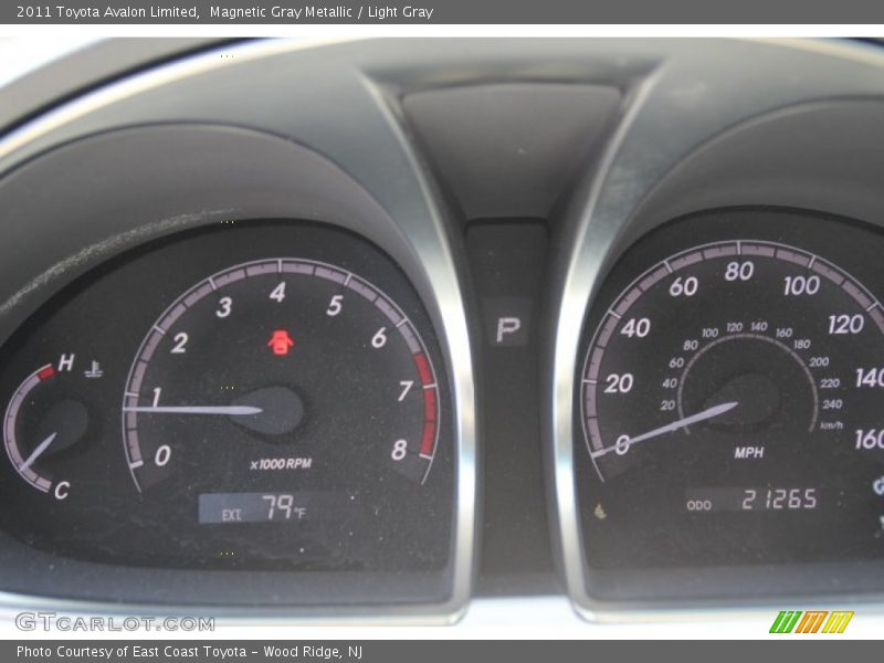 Magnetic Gray Metallic / Light Gray 2011 Toyota Avalon Limited