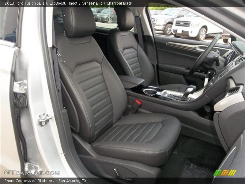 Ingot Silver Metallic / Charcoal Black 2013 Ford Fusion SE 1.6 EcoBoost