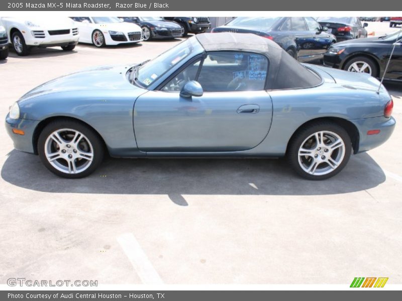Razor Blue / Black 2005 Mazda MX-5 Miata Roadster