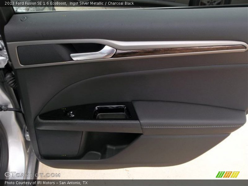 Ingot Silver Metallic / Charcoal Black 2013 Ford Fusion SE 1.6 EcoBoost