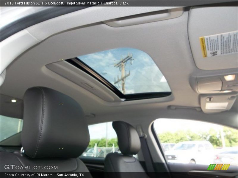 Ingot Silver Metallic / Charcoal Black 2013 Ford Fusion SE 1.6 EcoBoost