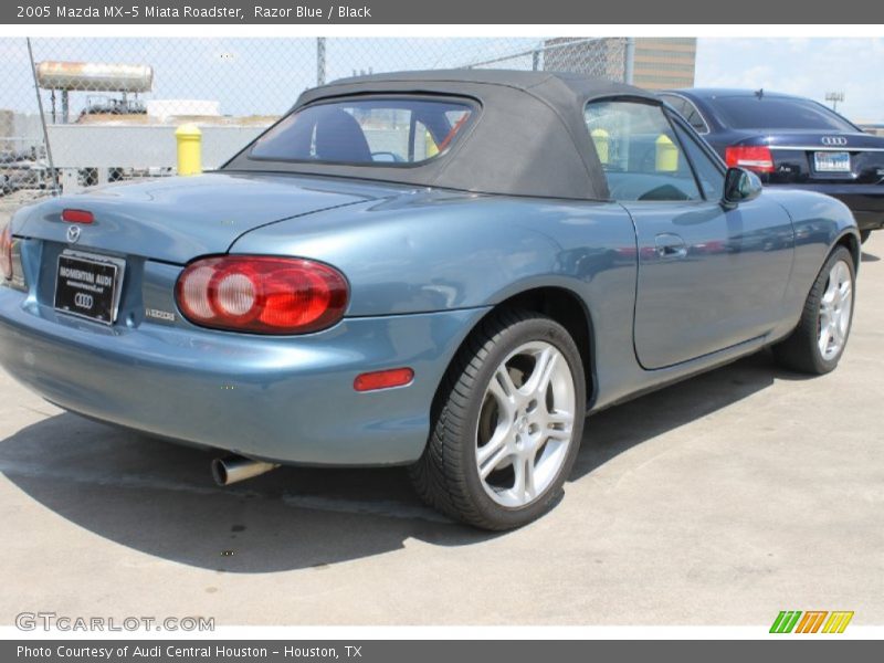 Razor Blue / Black 2005 Mazda MX-5 Miata Roadster