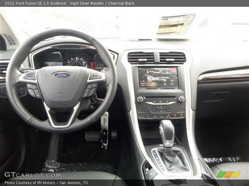 Ingot Silver Metallic / Charcoal Black 2013 Ford Fusion SE 1.6 EcoBoost