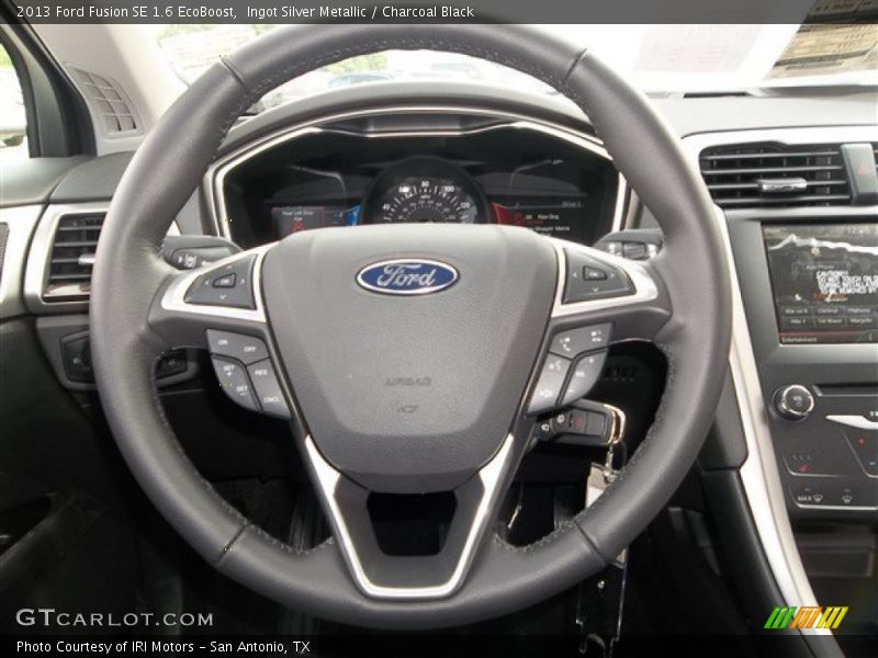Ingot Silver Metallic / Charcoal Black 2013 Ford Fusion SE 1.6 EcoBoost