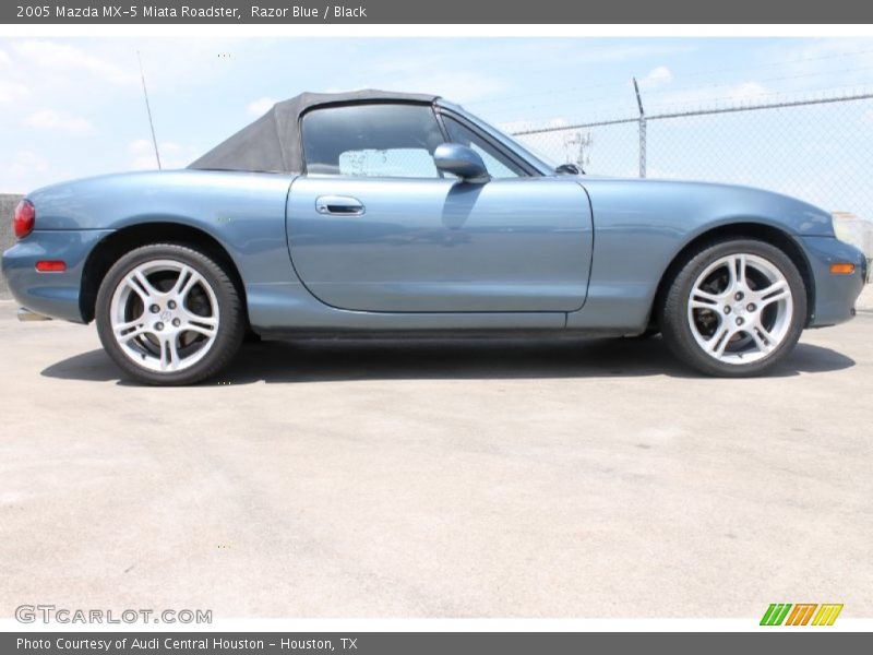 Razor Blue / Black 2005 Mazda MX-5 Miata Roadster