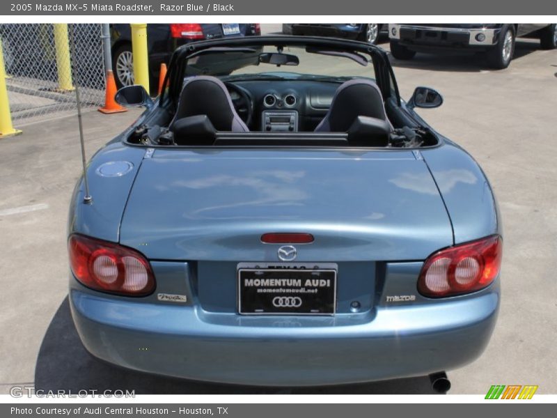 Razor Blue / Black 2005 Mazda MX-5 Miata Roadster