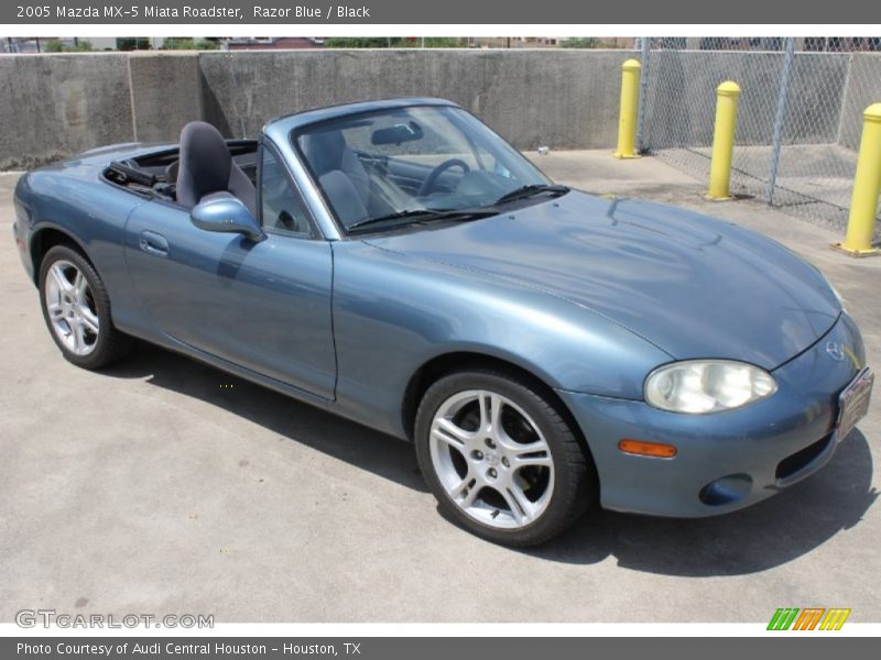 Razor Blue / Black 2005 Mazda MX-5 Miata Roadster