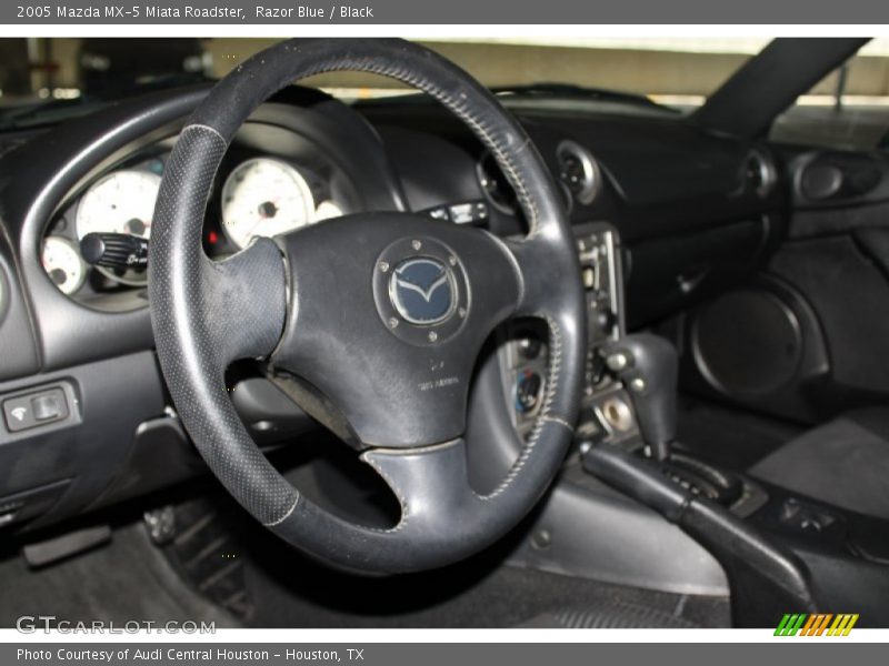 Razor Blue / Black 2005 Mazda MX-5 Miata Roadster