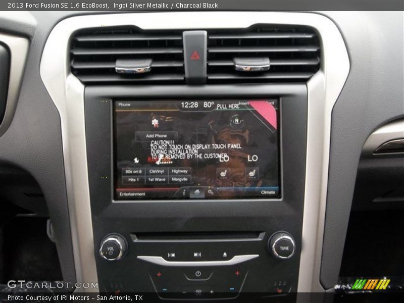 Ingot Silver Metallic / Charcoal Black 2013 Ford Fusion SE 1.6 EcoBoost