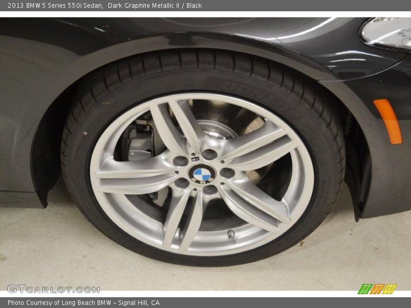 Dark Graphite Metallic II / Black 2013 BMW 5 Series 550i Sedan