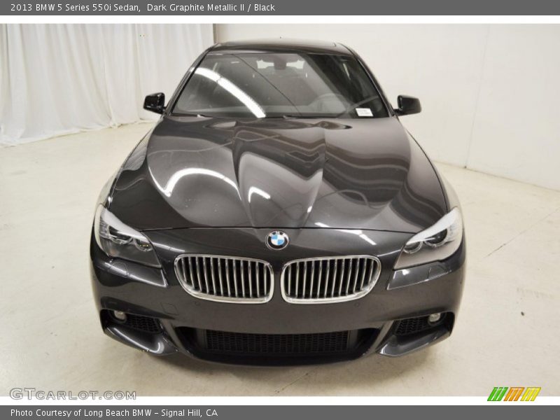 Dark Graphite Metallic II / Black 2013 BMW 5 Series 550i Sedan