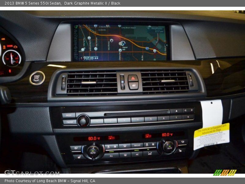 Dark Graphite Metallic II / Black 2013 BMW 5 Series 550i Sedan