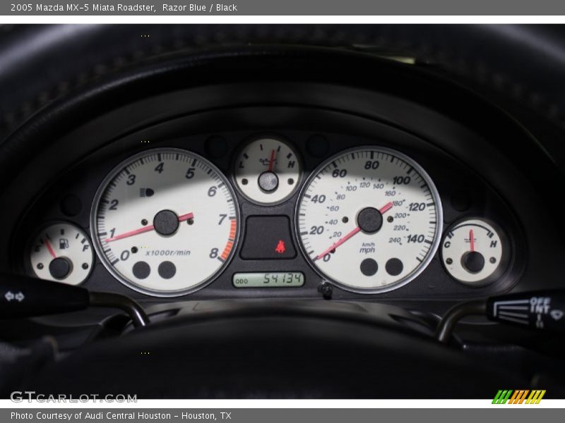 Razor Blue / Black 2005 Mazda MX-5 Miata Roadster