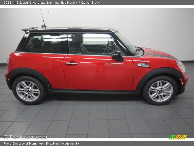 Lightning Blue Metallic / Carbon Black 2013 Mini Cooper S Hardtop
