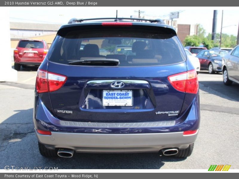 Deep Blue / Beige 2010 Hyundai Veracruz GLS AWD