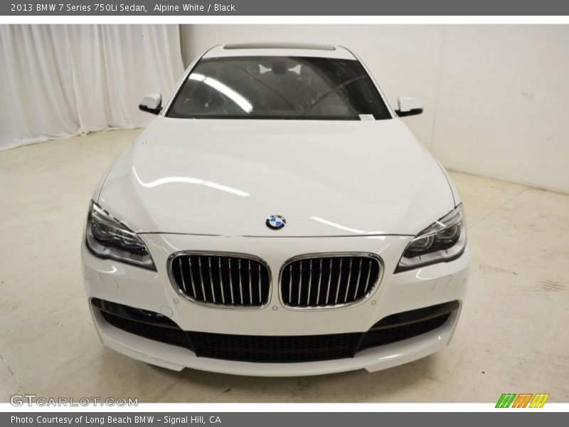 Alpine White / Black 2013 BMW 7 Series 750Li Sedan