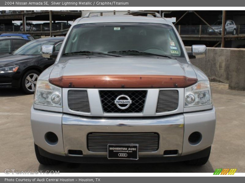 Silver Lightning Metallic / Graphite/Titanium 2004 Nissan Armada SE