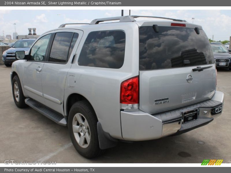 Silver Lightning Metallic / Graphite/Titanium 2004 Nissan Armada SE