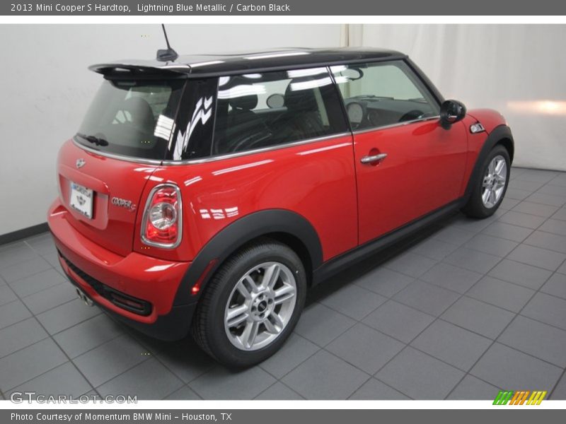 Lightning Blue Metallic / Carbon Black 2013 Mini Cooper S Hardtop
