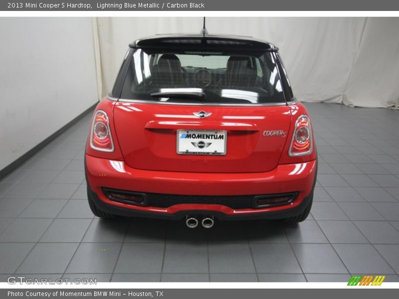 Lightning Blue Metallic / Carbon Black 2013 Mini Cooper S Hardtop