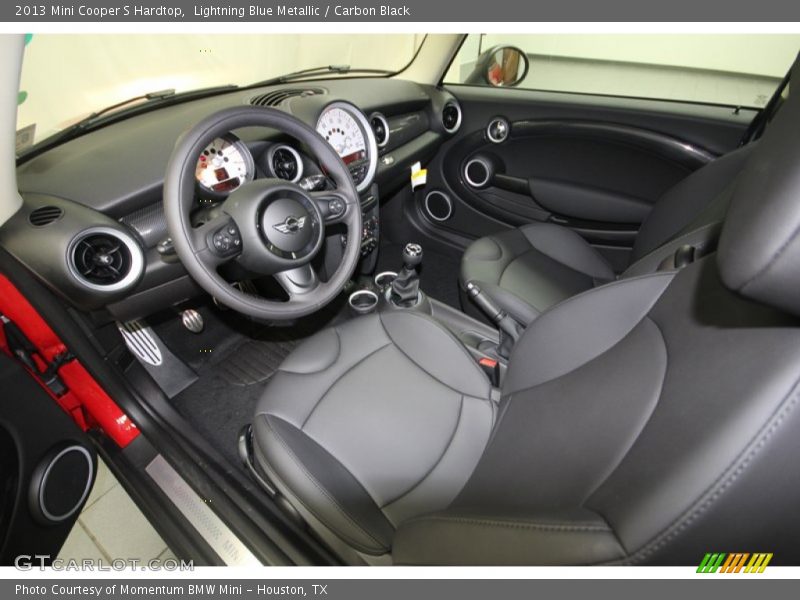 Lightning Blue Metallic / Carbon Black 2013 Mini Cooper S Hardtop