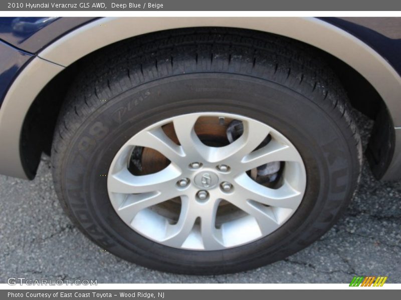 Deep Blue / Beige 2010 Hyundai Veracruz GLS AWD