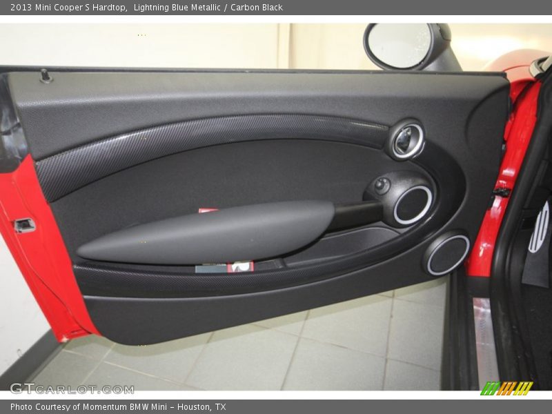 Lightning Blue Metallic / Carbon Black 2013 Mini Cooper S Hardtop