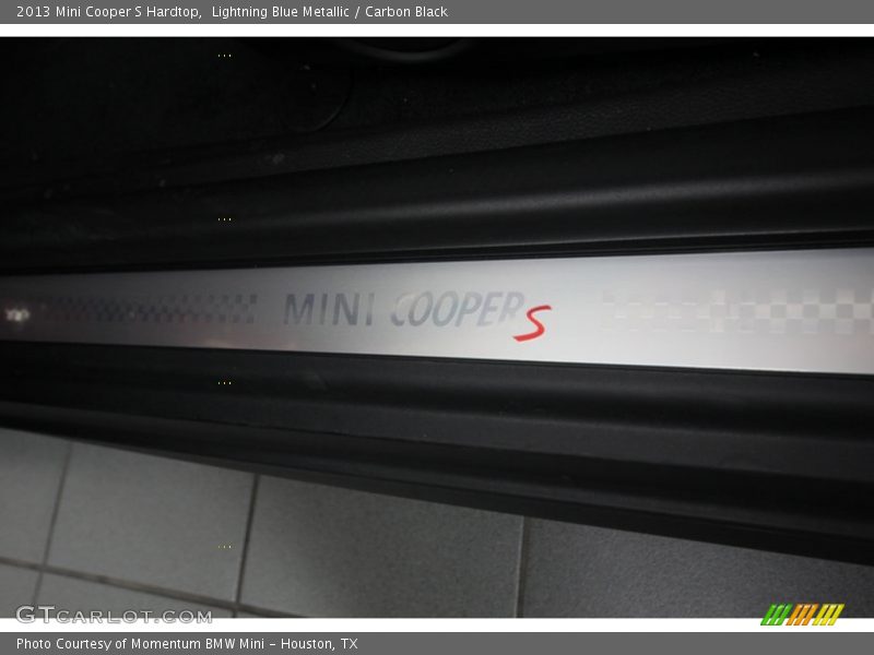 Lightning Blue Metallic / Carbon Black 2013 Mini Cooper S Hardtop