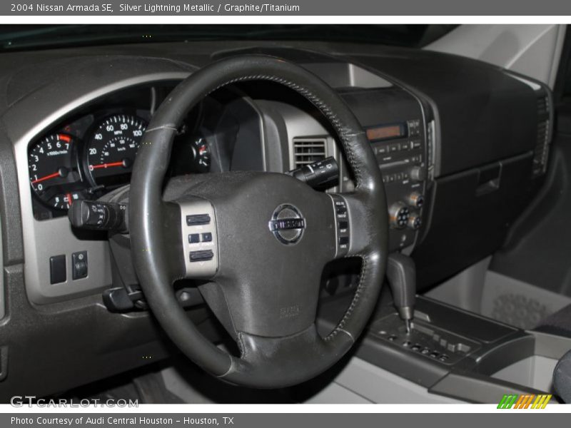 Silver Lightning Metallic / Graphite/Titanium 2004 Nissan Armada SE