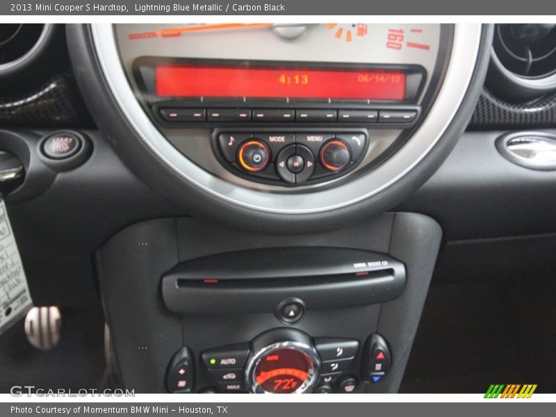 Lightning Blue Metallic / Carbon Black 2013 Mini Cooper S Hardtop