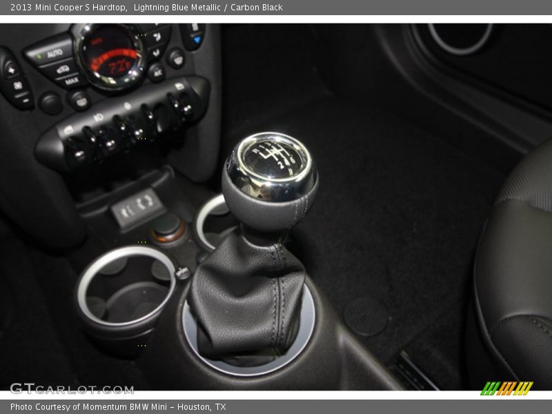Lightning Blue Metallic / Carbon Black 2013 Mini Cooper S Hardtop