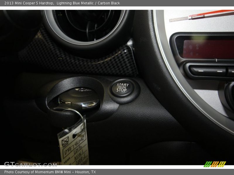 Lightning Blue Metallic / Carbon Black 2013 Mini Cooper S Hardtop
