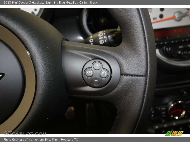 Lightning Blue Metallic / Carbon Black 2013 Mini Cooper S Hardtop