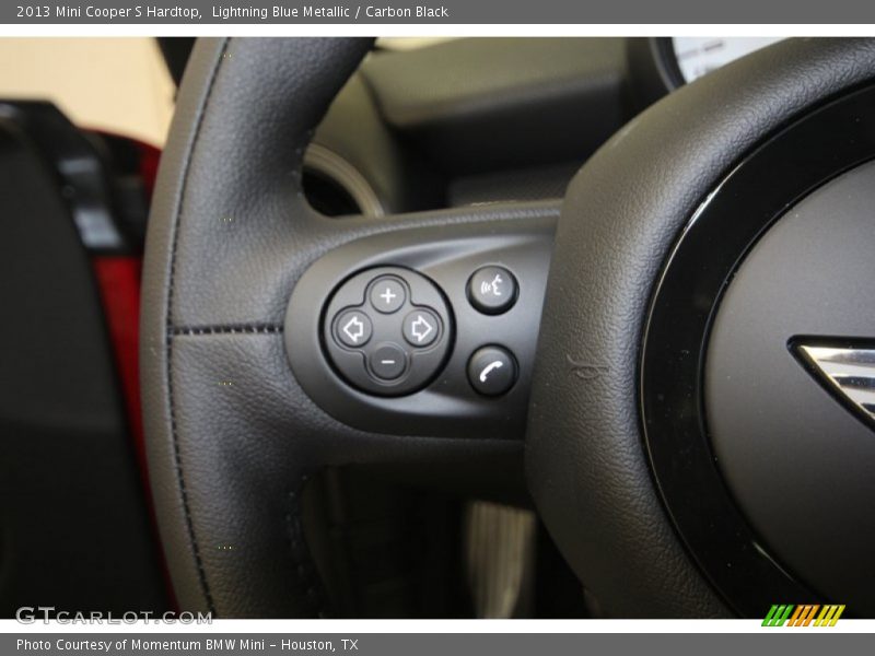 Lightning Blue Metallic / Carbon Black 2013 Mini Cooper S Hardtop