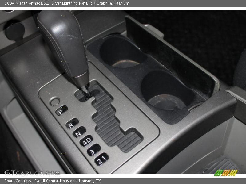 Silver Lightning Metallic / Graphite/Titanium 2004 Nissan Armada SE