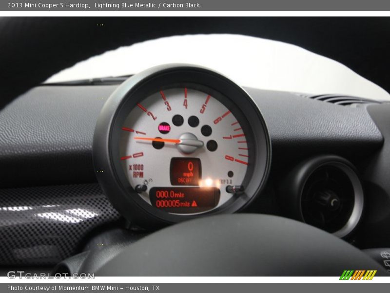 Lightning Blue Metallic / Carbon Black 2013 Mini Cooper S Hardtop