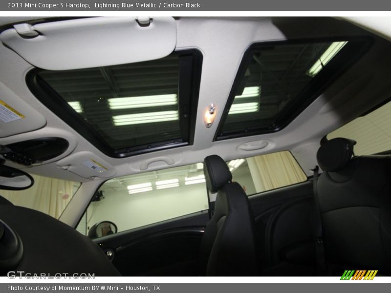 Lightning Blue Metallic / Carbon Black 2013 Mini Cooper S Hardtop