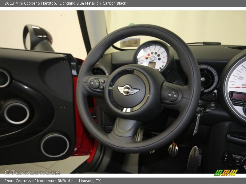 Lightning Blue Metallic / Carbon Black 2013 Mini Cooper S Hardtop