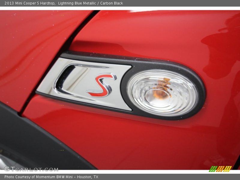 Lightning Blue Metallic / Carbon Black 2013 Mini Cooper S Hardtop