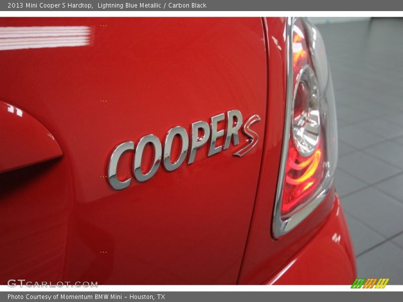 Lightning Blue Metallic / Carbon Black 2013 Mini Cooper S Hardtop