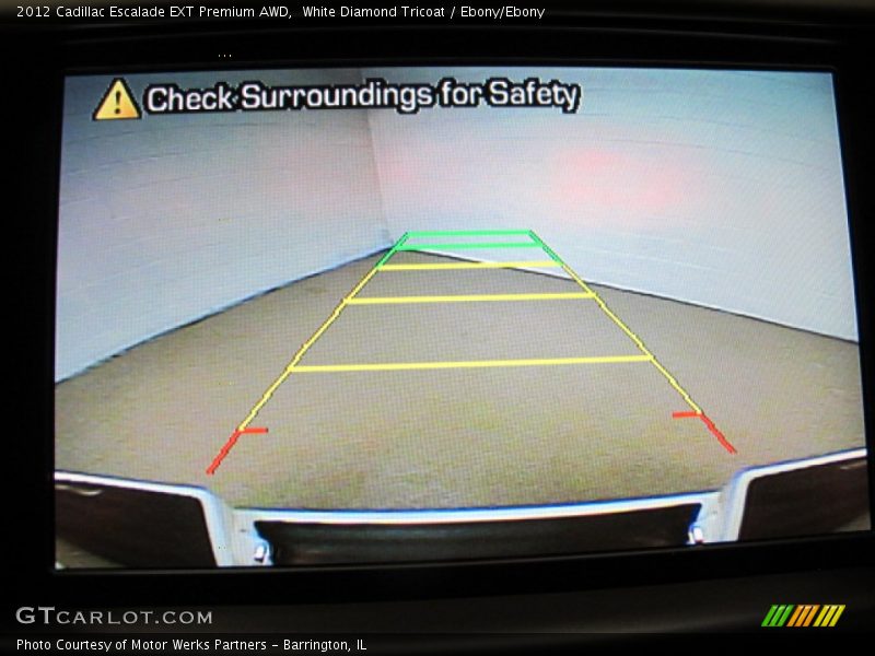 White Diamond Tricoat / Ebony/Ebony 2012 Cadillac Escalade EXT Premium AWD