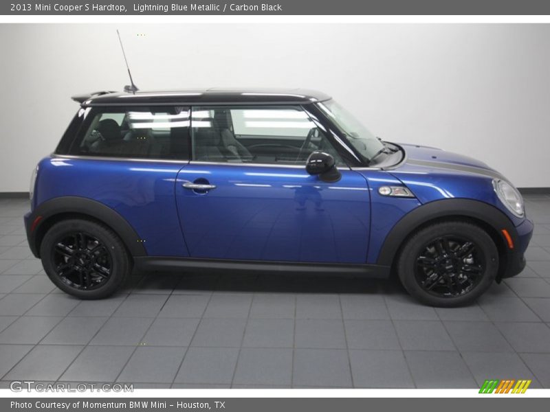 Lightning Blue Metallic / Carbon Black 2013 Mini Cooper S Hardtop