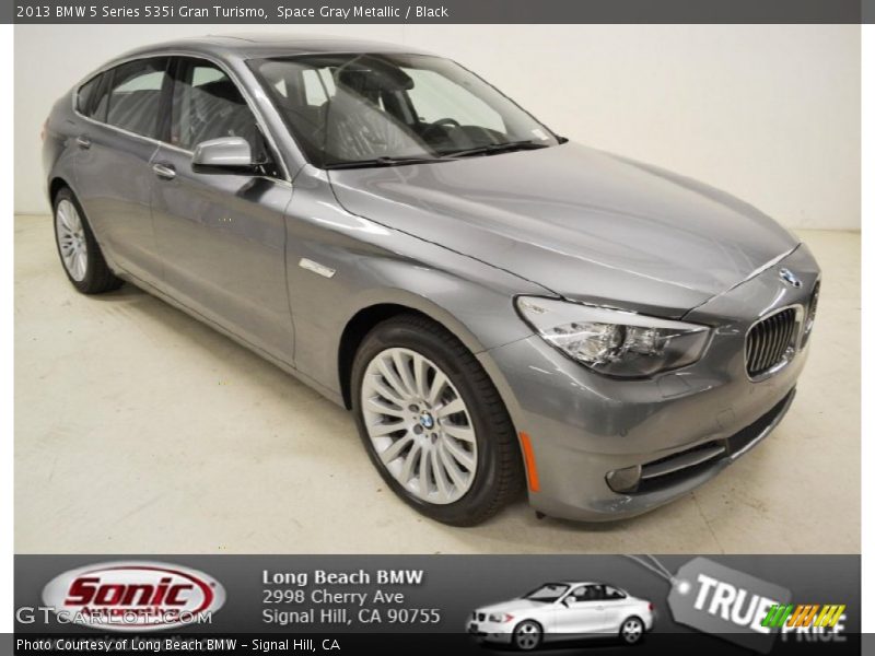 Space Gray Metallic / Black 2013 BMW 5 Series 535i Gran Turismo