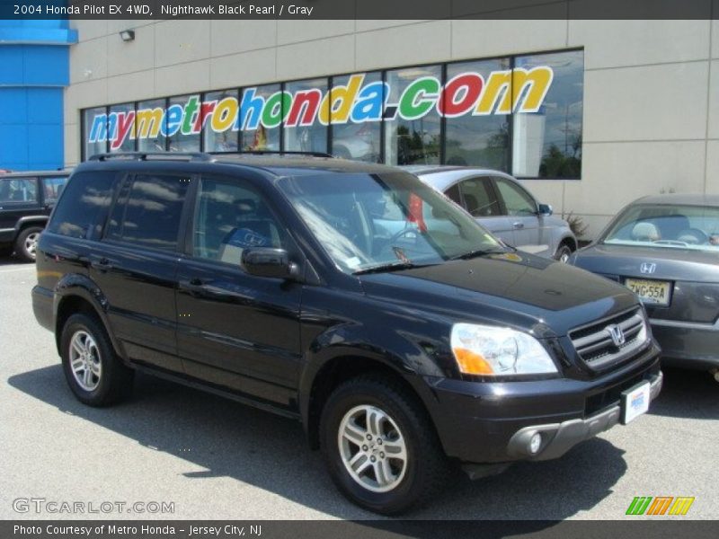 Nighthawk Black Pearl / Gray 2004 Honda Pilot EX 4WD