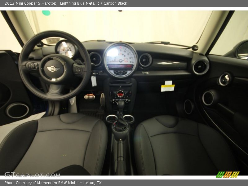 Lightning Blue Metallic / Carbon Black 2013 Mini Cooper S Hardtop