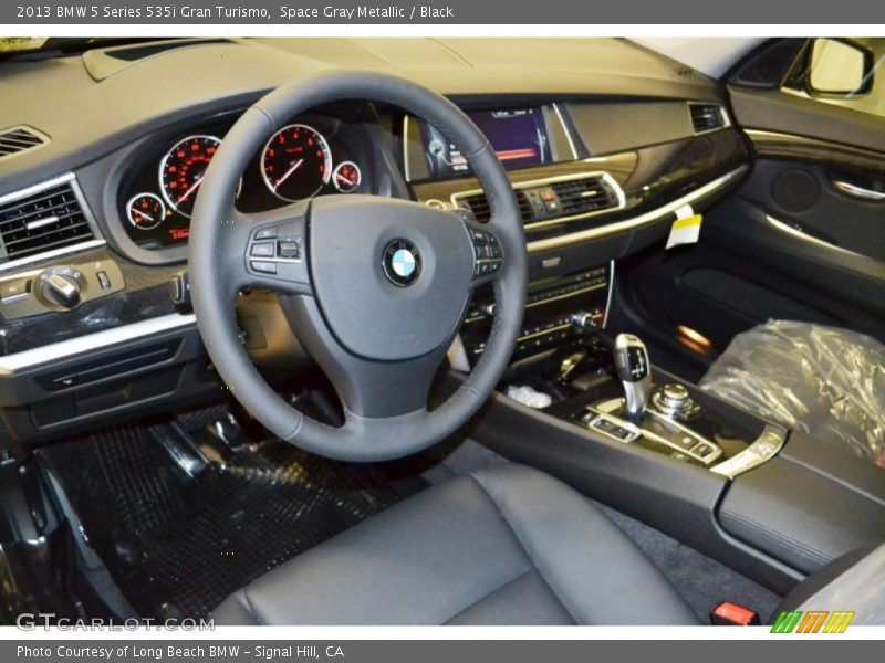 Space Gray Metallic / Black 2013 BMW 5 Series 535i Gran Turismo